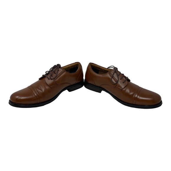 Dockers Men’s Size 11.5 Garfield Business Dress Shoes Brown Lace Up Comfort - Picture 3 of 9